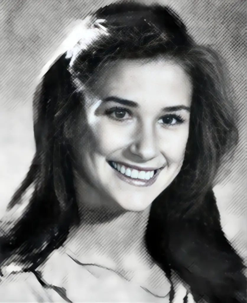 After photo of Demi Moore