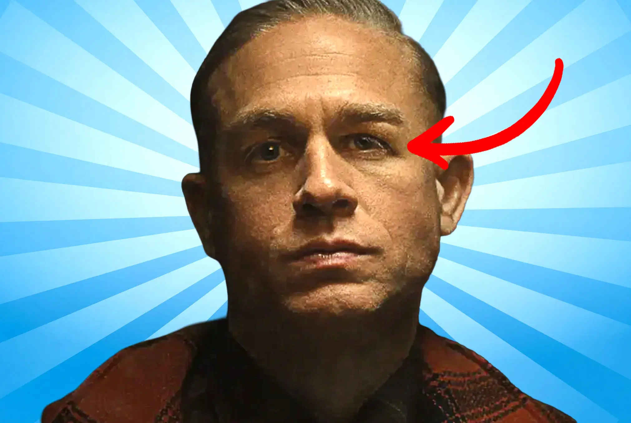 Charlie Hunnam lazy eye