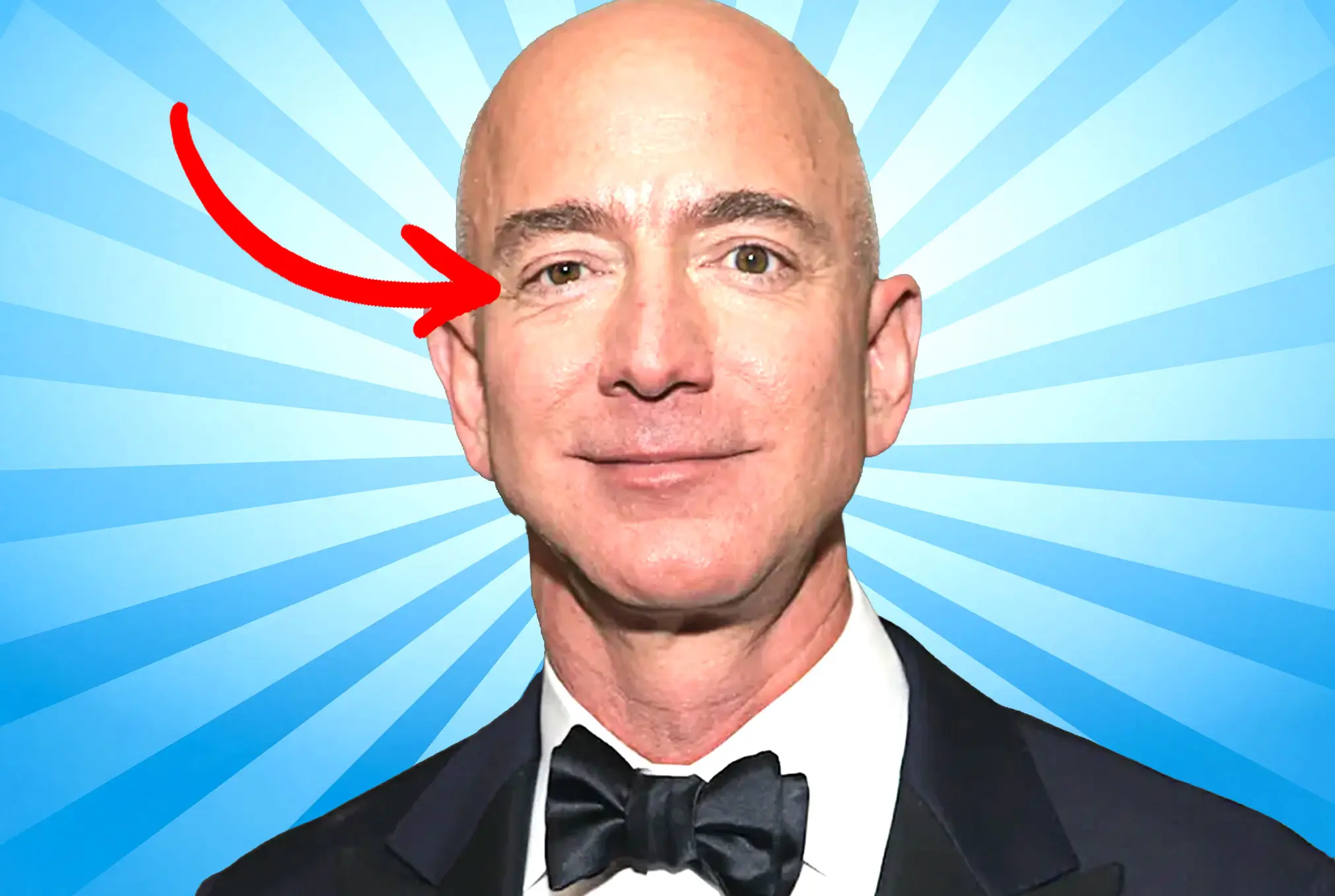 Jeff Bezos lazy eye
